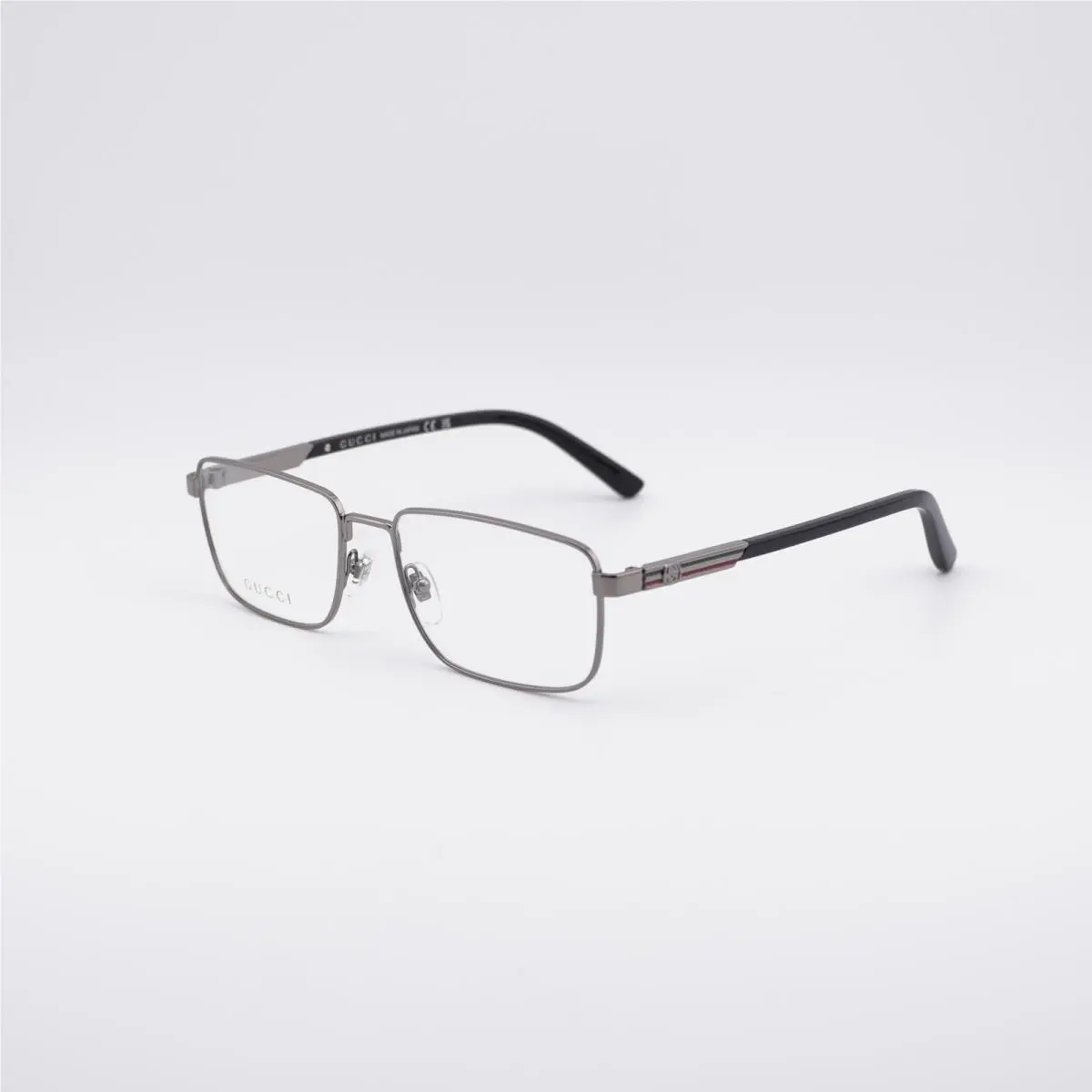Gucci GG1291O 001 Ruthenium 55mm Eyeglasses