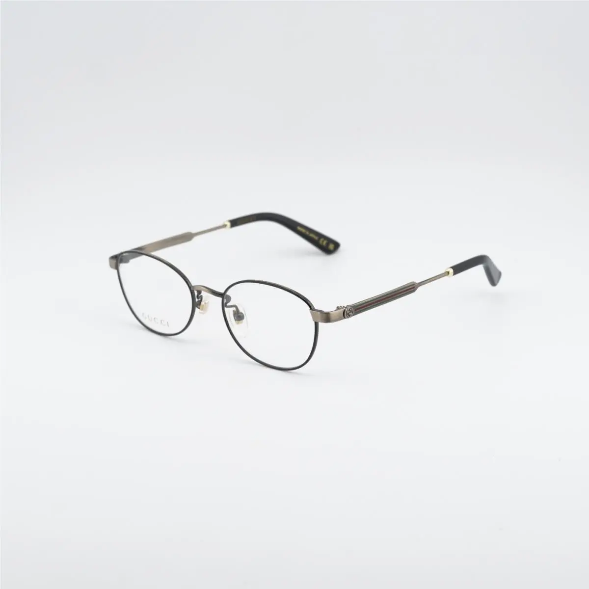 Gucci GG0591OJ 005 Shiny Black/gold 50mm Eyeglasses