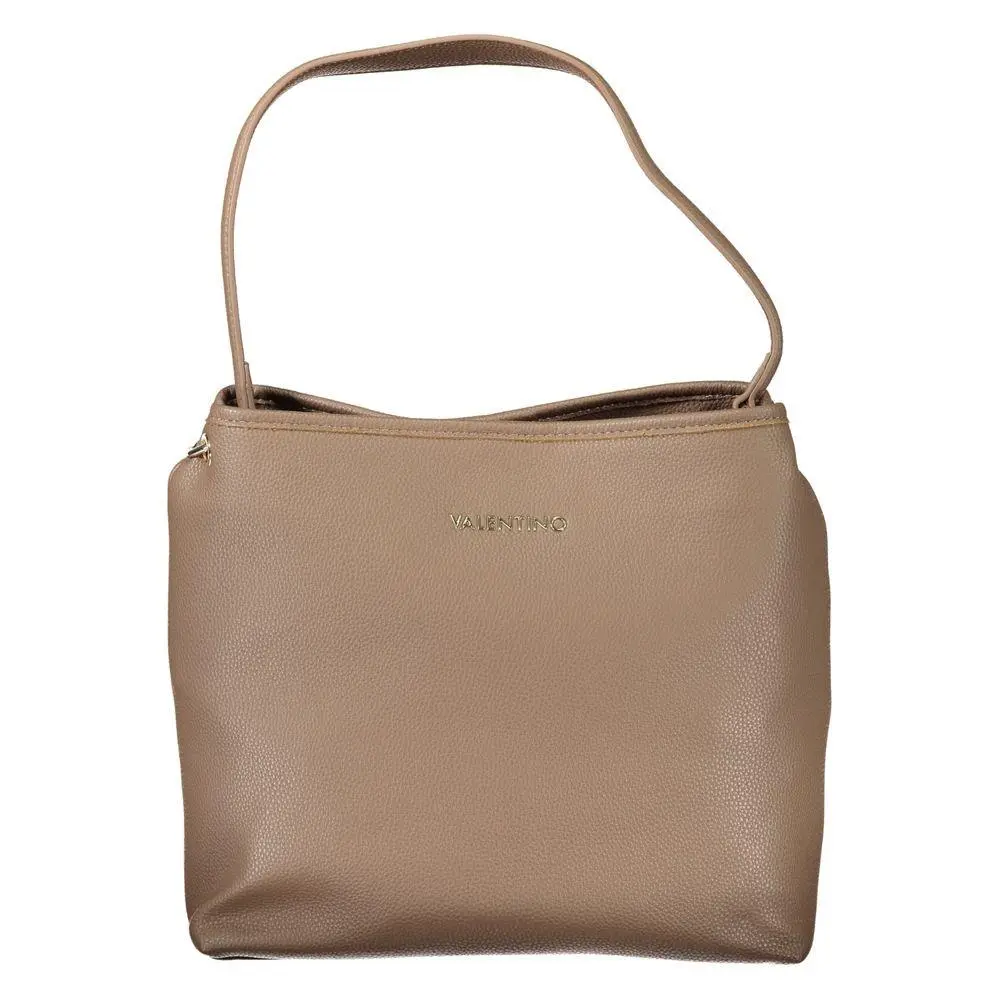 Mario Valentino Brown Polyurethane Women`s Bag - VA-32757