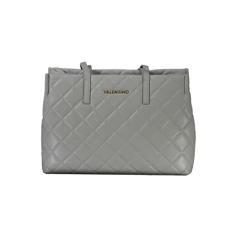 Mario Valentino Gray Polyurethane Women`s Bag - VA-32679
