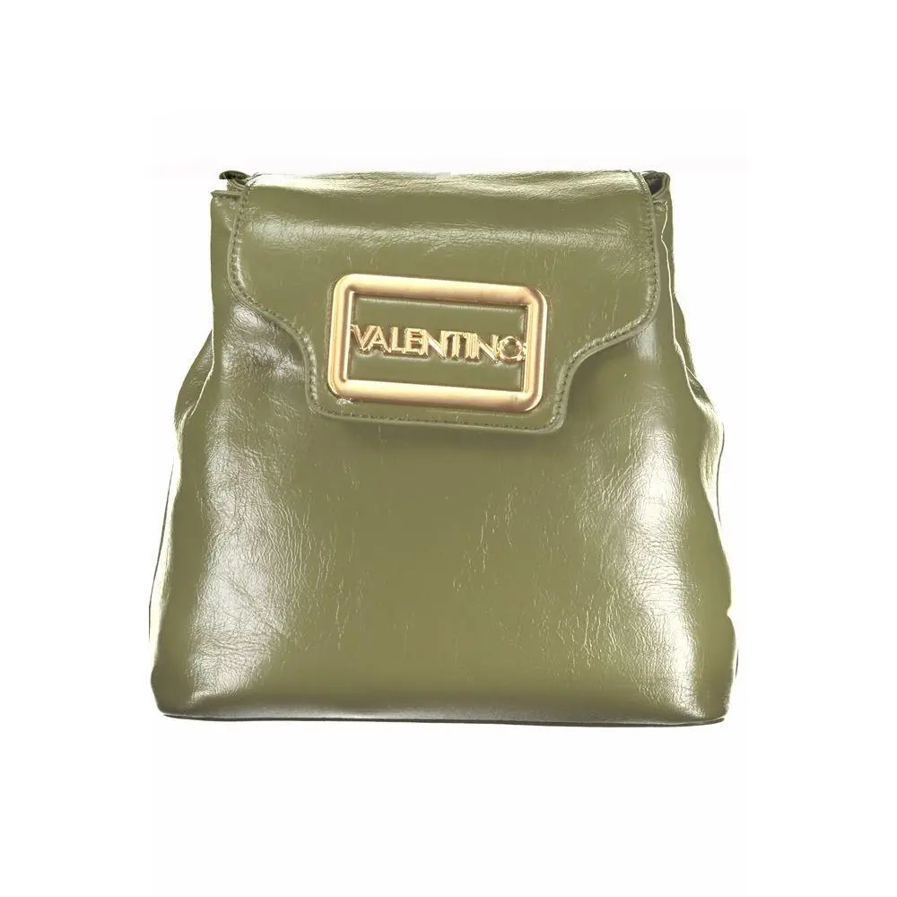 Mario Valentino Green Polyurethane Women`s Backpack