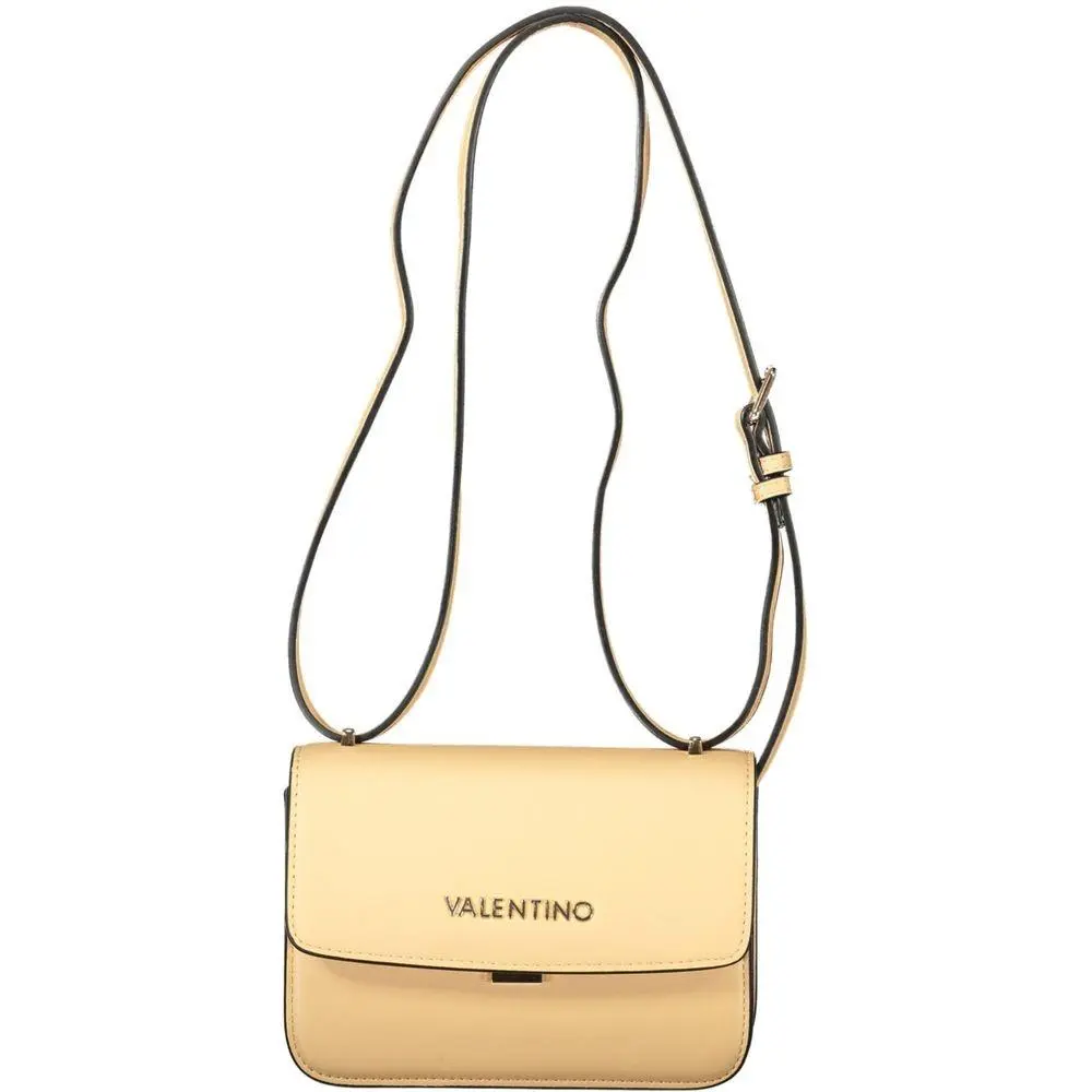 Valentino Beige Polyurethane Womens Bag For Chic and Versatile Looks