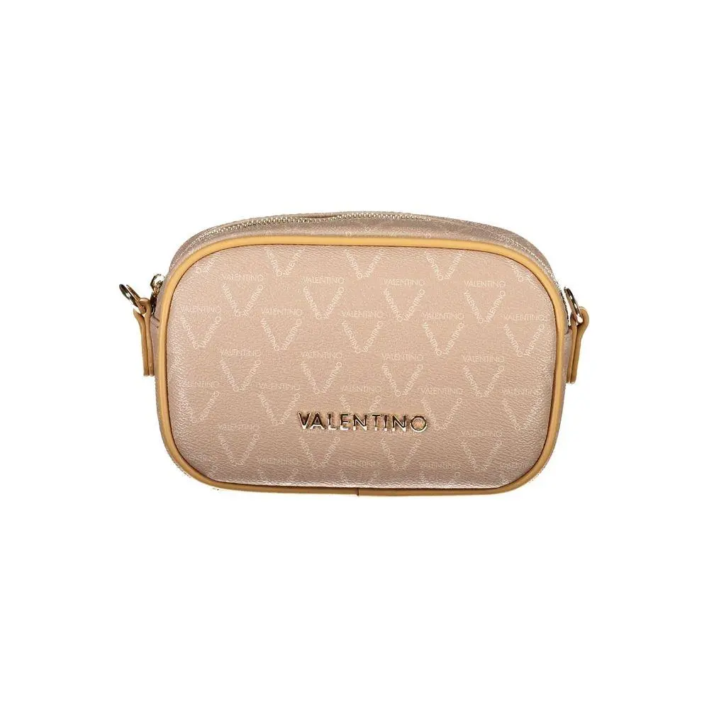 Mario Valentino Beige Polyurethane Women`s Bag - VA-36084