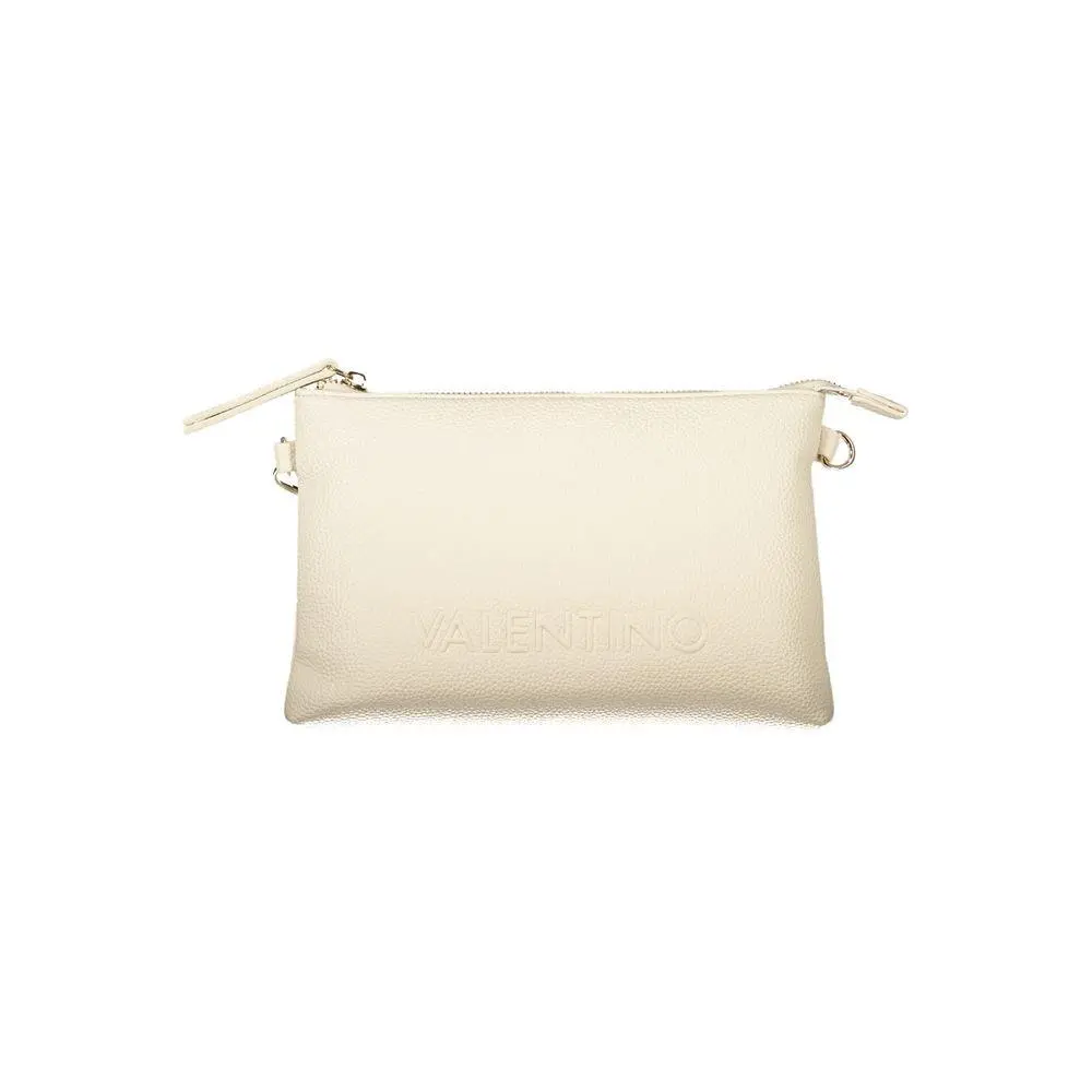 Mario Valentino Beige Polyurethane Women`s Bag - VA-39183