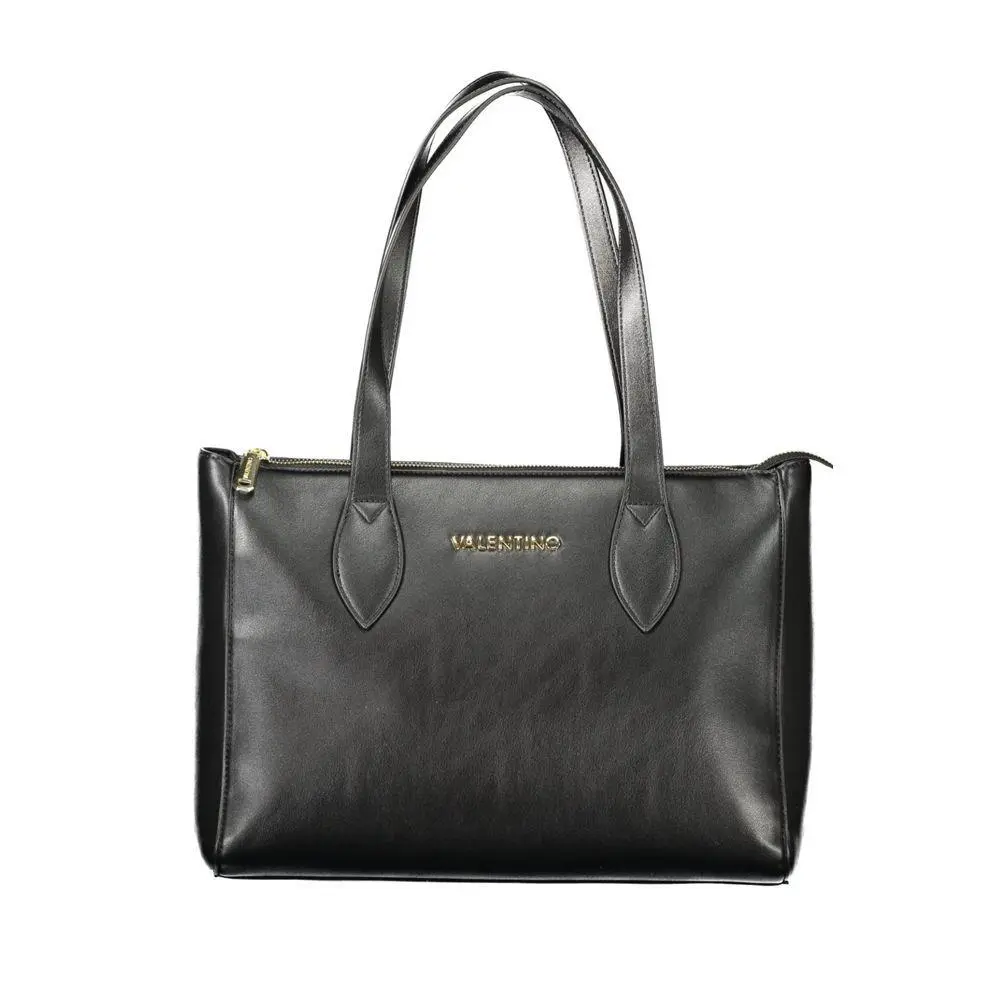 Mario Valentino Black Polyurethane Women`s Bag - VA-39145