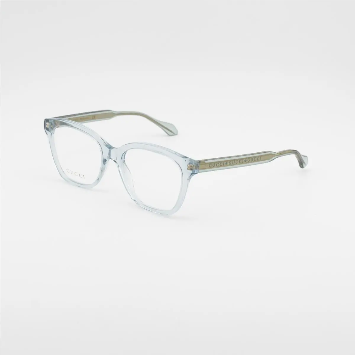 Gucci GG0566O 003 Transparent Light Blue 52mm Eyeglasses