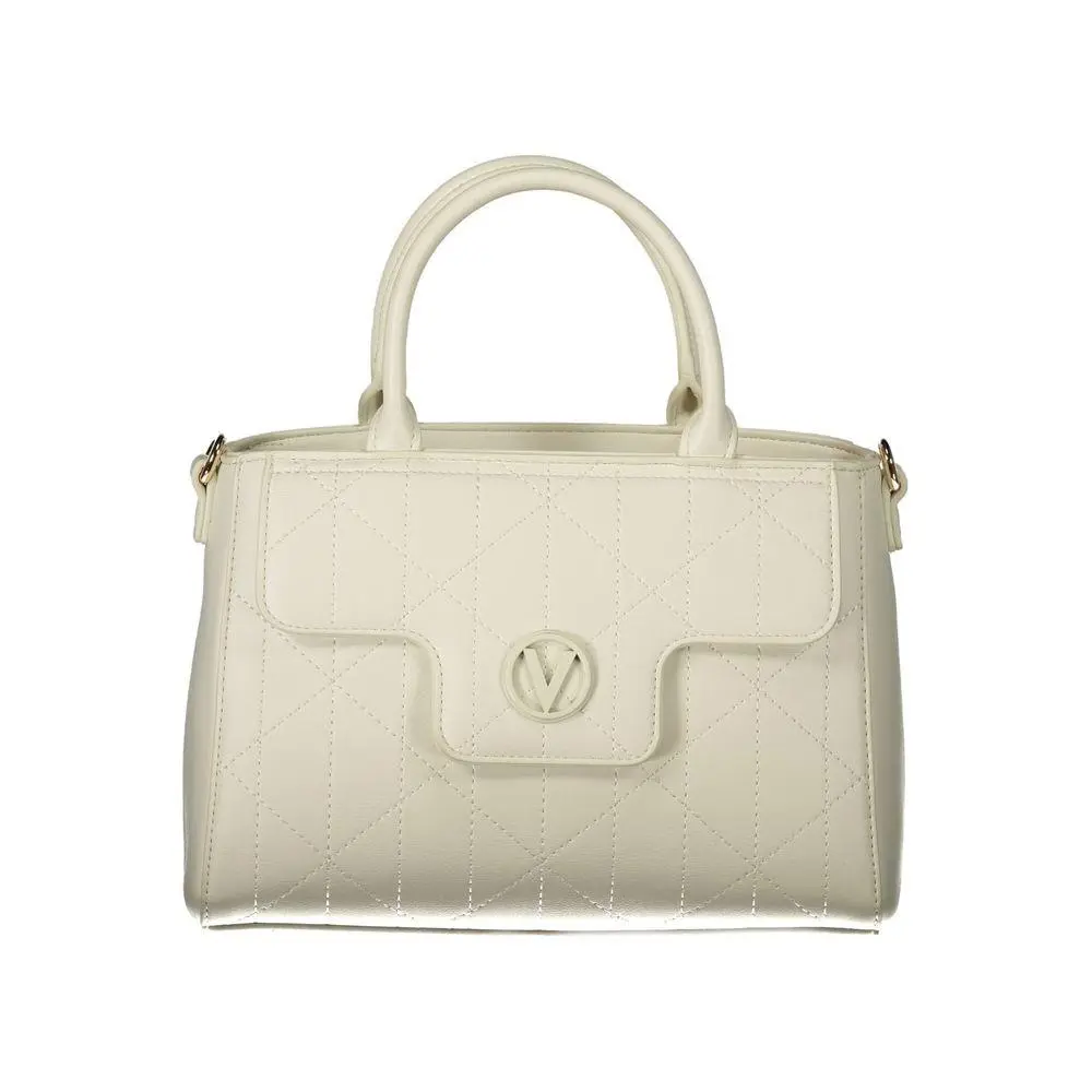 Mario Valentino White Polyurethane Women`s Bag - VA-44462