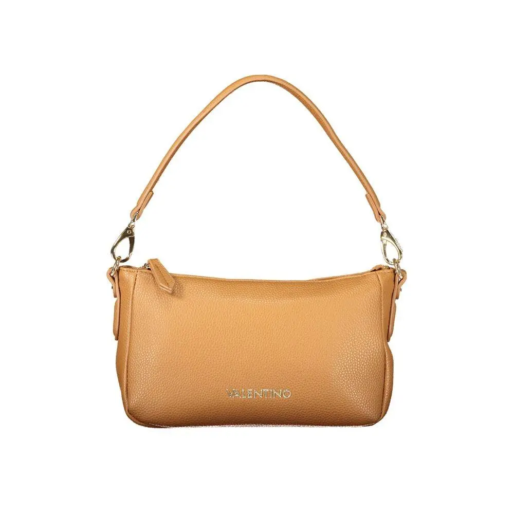 Mario Valentino Brown Polyurethane Women`s Bag - VA-45063
