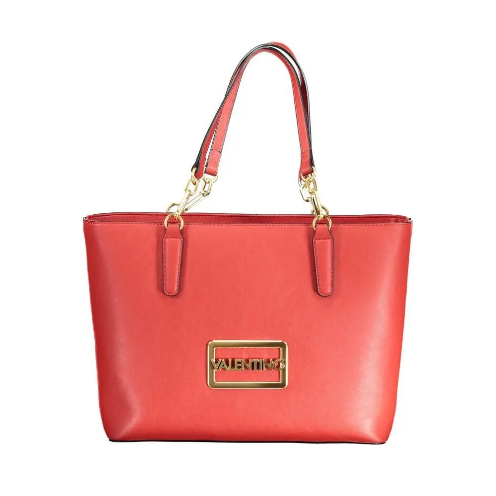 Mario Valentino Rosso Polyurethane Women`s Bag - VA-30086
