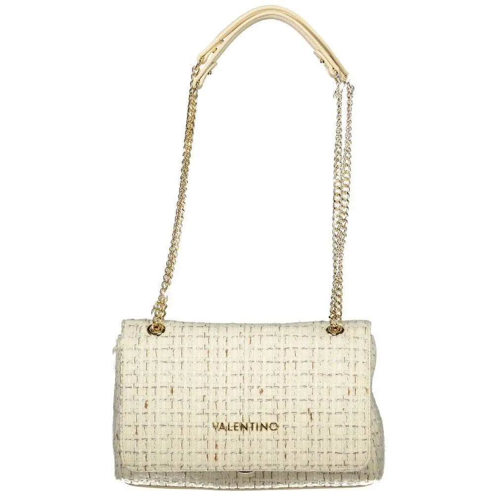 Mario Valentino Bianco Polyester Women`s Bag