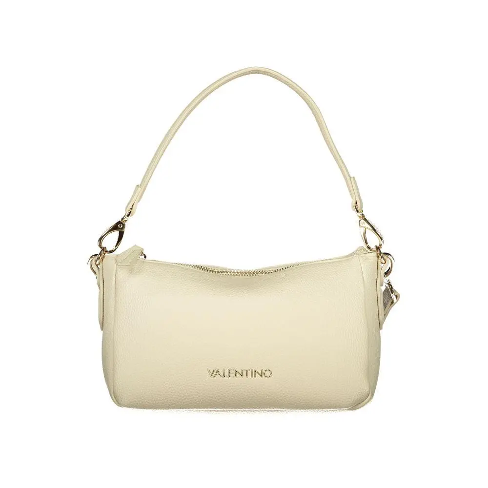Valentino Beige Polyurethane Women`s Bag with Shoulder Strap - VA-44497