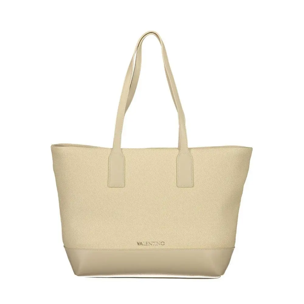 Mario Valentino Beige Polyurethane Womens Bag - VA-45897