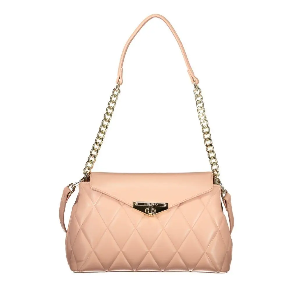 Mario Valentino Rosa Polyurethane Women`s Bag - VA-41215