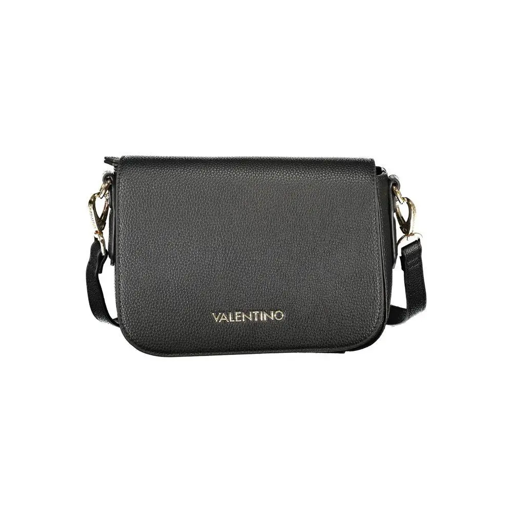 Mario Valentino Black Polyurethane Women`s Bag - VA-44478