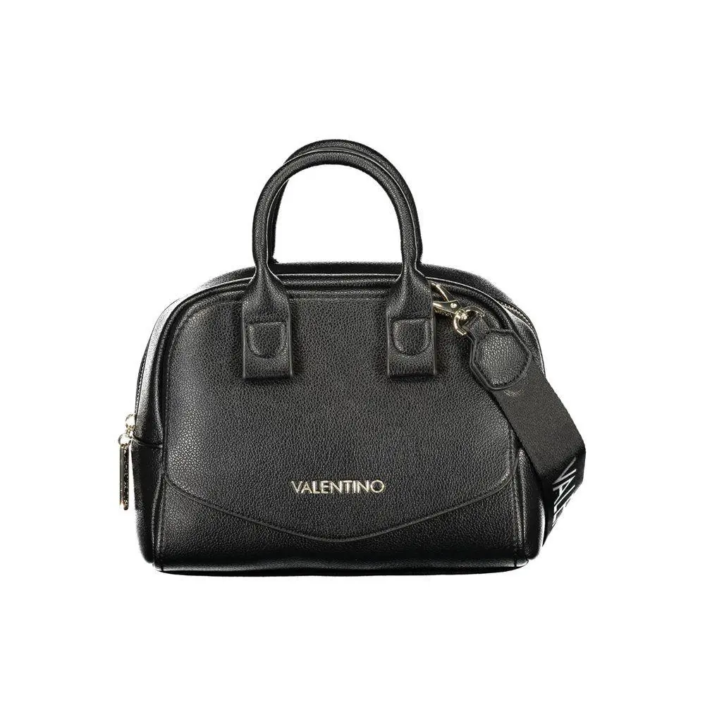 Valentino Black Synthetic Leather Women`s Bag with Shoulder Strap