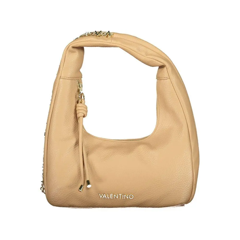 Mario Valentino Beige Polyurethane Women`s Bag - VA-44451
