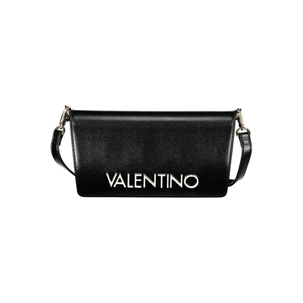Mario Valentino Black Polyurethane Women`s Bag - VA-34716