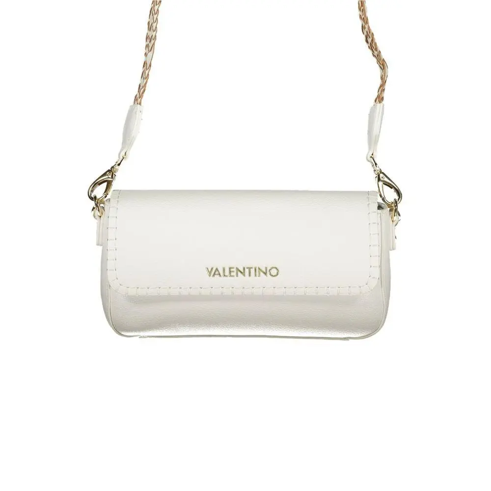 Mario Valentino White Polyurethane Womens Bag - VA-44617