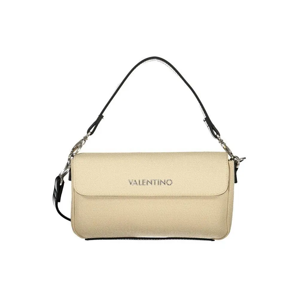 Mario Valentino Beige Polyurethane Women`s Bag - VA-44591