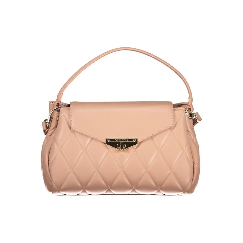 Mario Valentino Rosa Polyurethane Women`s Bag - VA-41088
