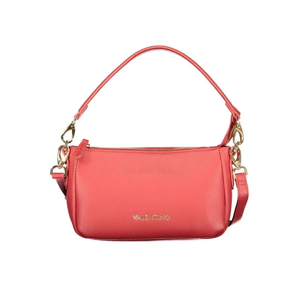 Mario Valentino Rosso Polyurethane Women`s Bag - VA-44458
