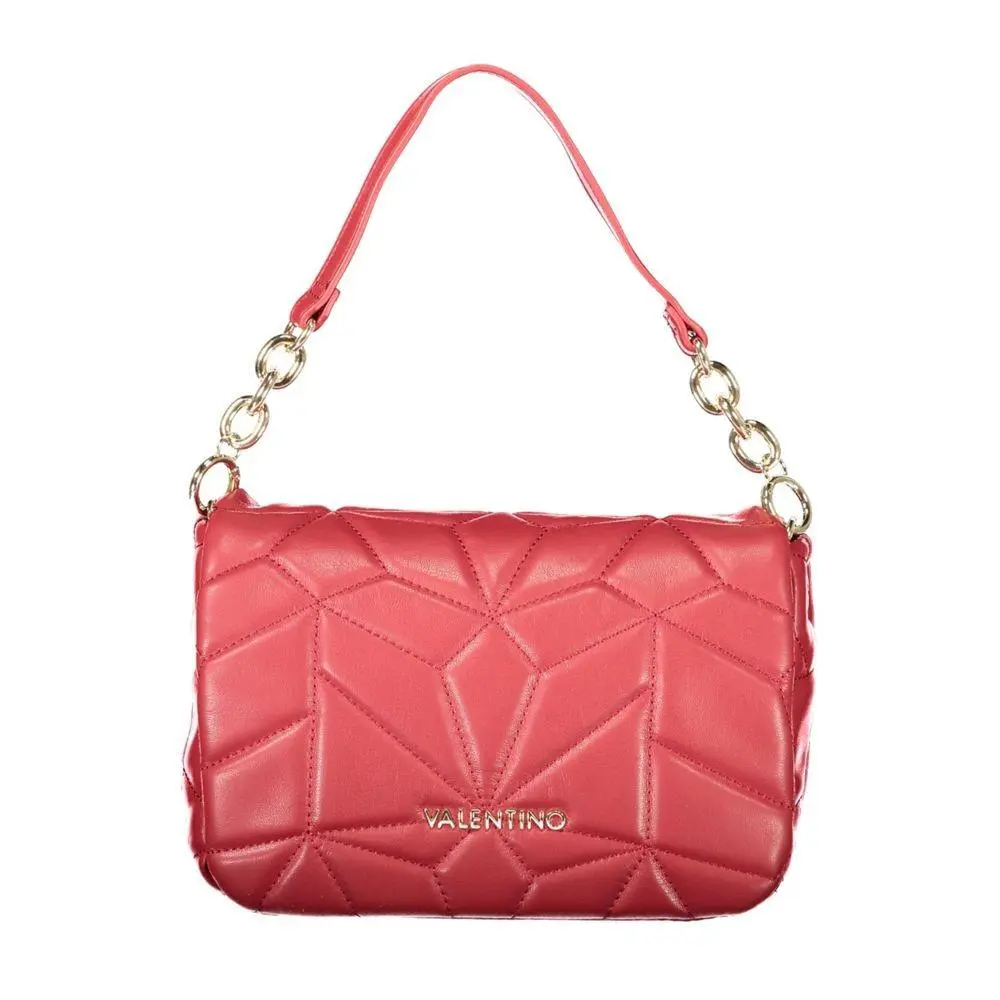 Mario Valentino Rosso Polyurethane Women`s Bag - VA-39178