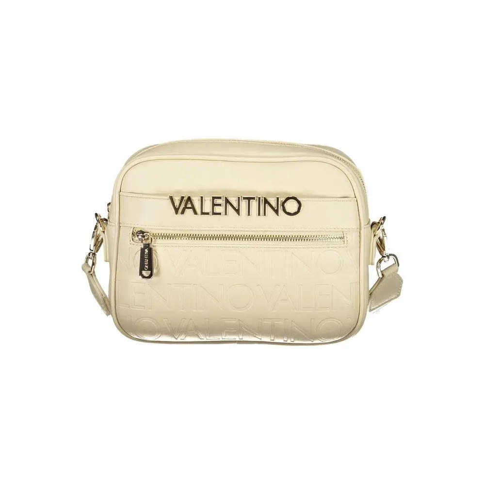 Mario Valentino Beige Polyurethane Women`s Bag - VA-44601