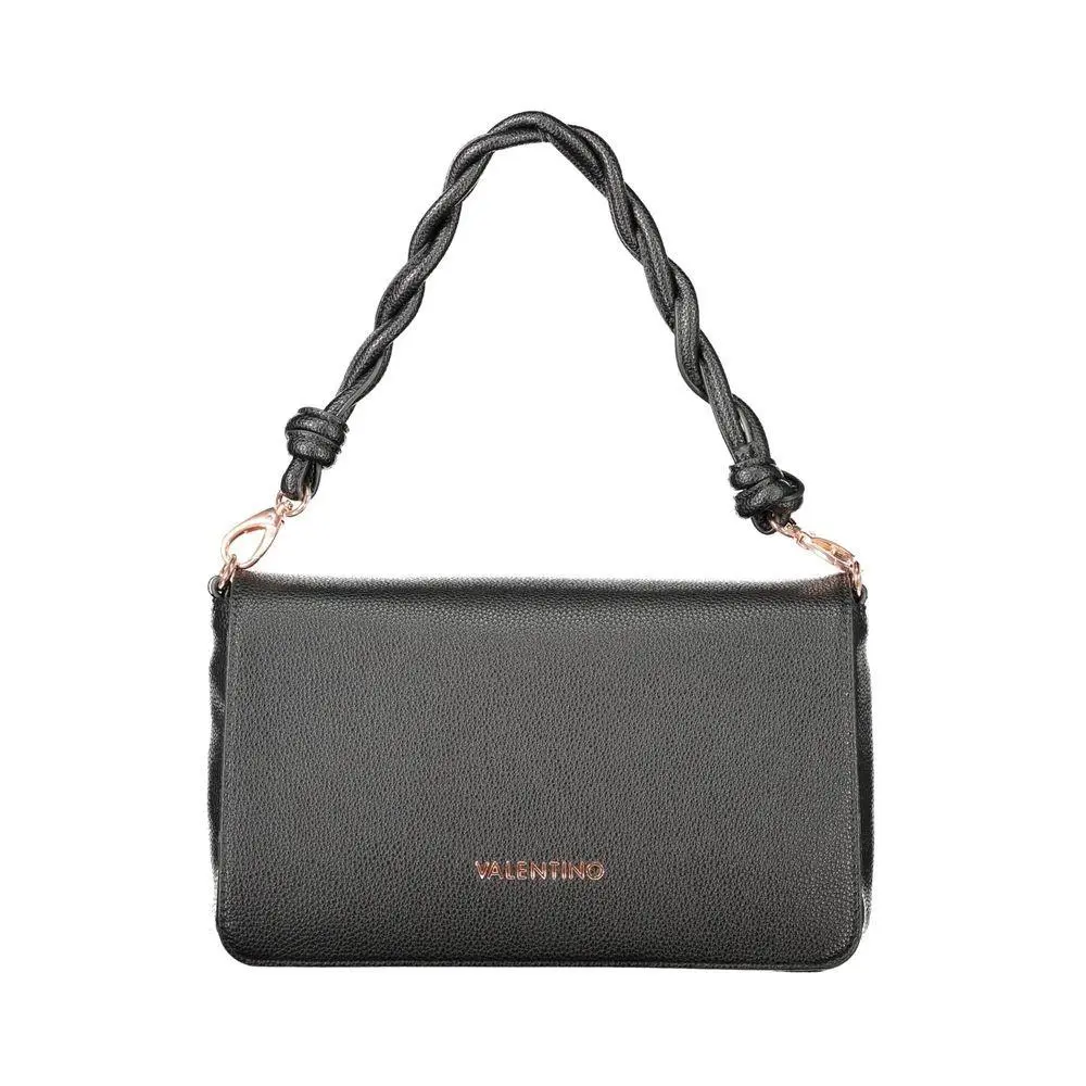 Mario Valentino Black Polyurethane Women`s Bag - VA-39141