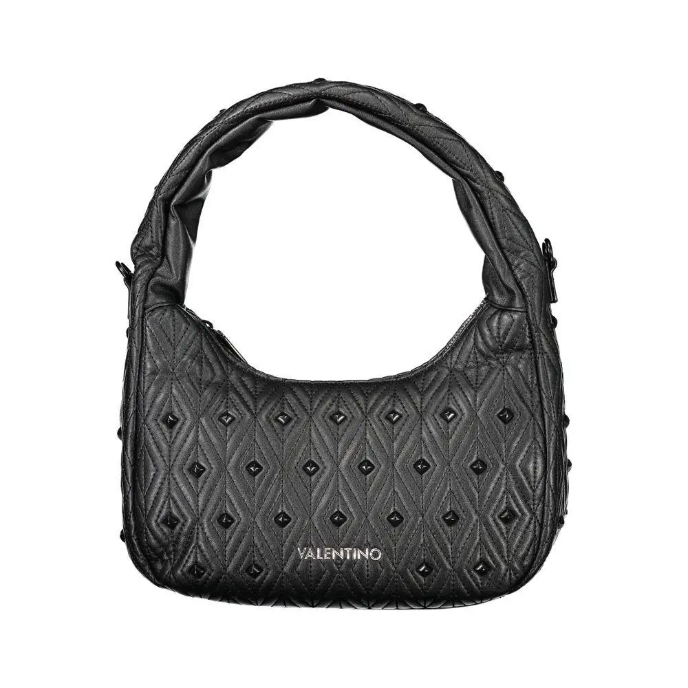 Mario Valentino Black Polyurethane Women`s Bag - VA-32780