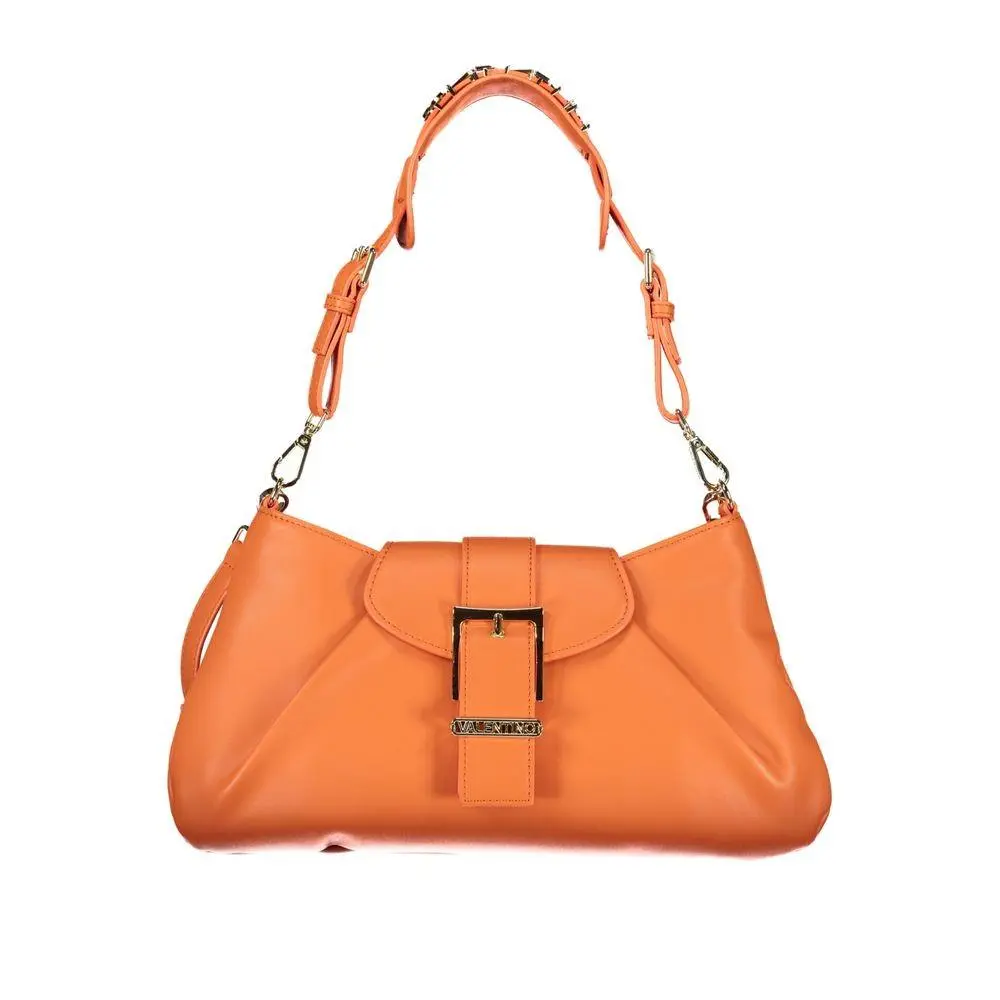 Mario Valentino Orange Polyurethane Women`s Bag