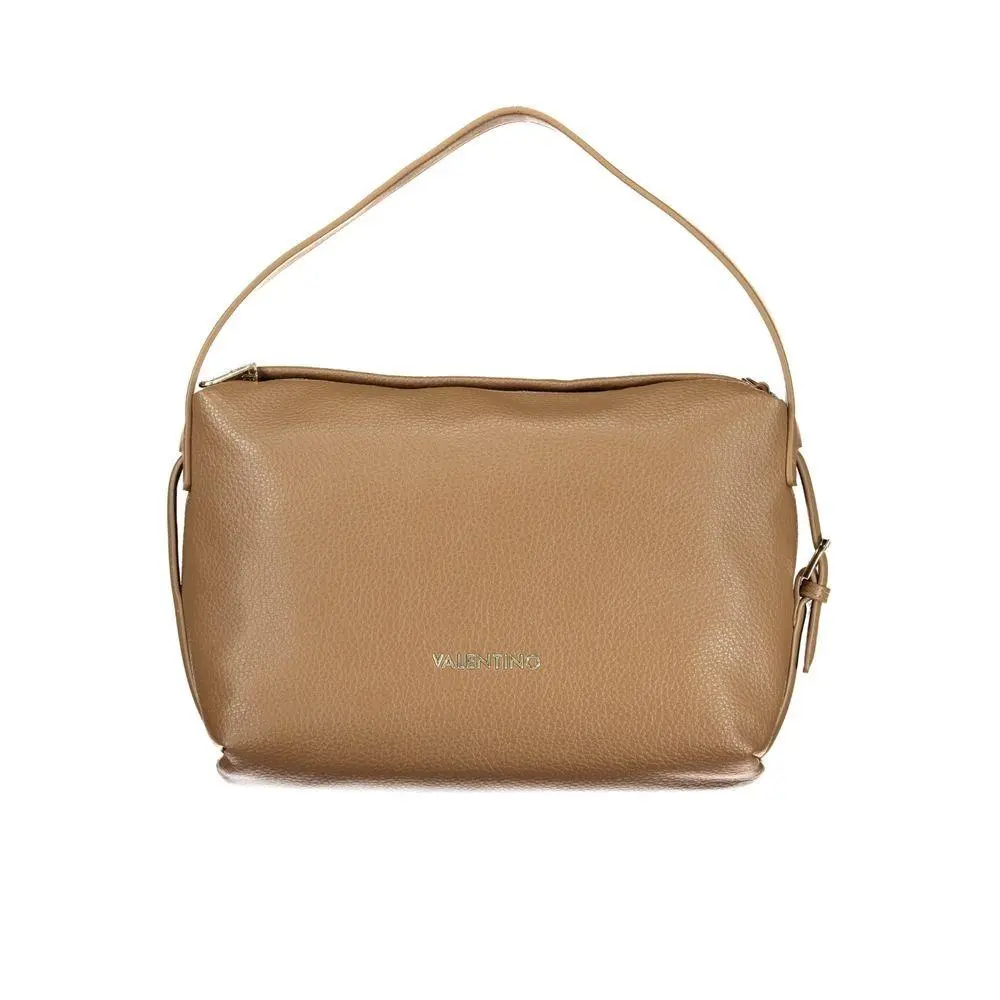 Mario Valentino Brown Polyurethane Women`s Bag - VA-41965