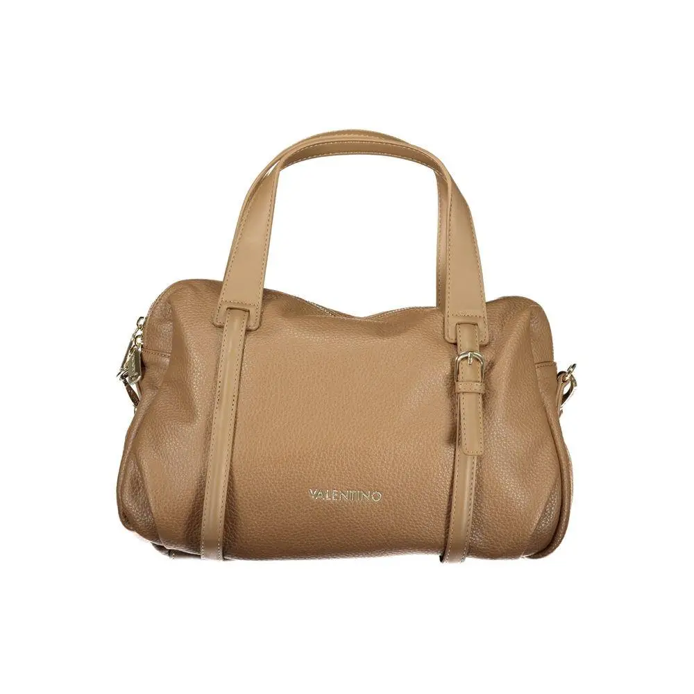 Mario Valentino Brown Polyurethane Women`s Bag - VA-42004