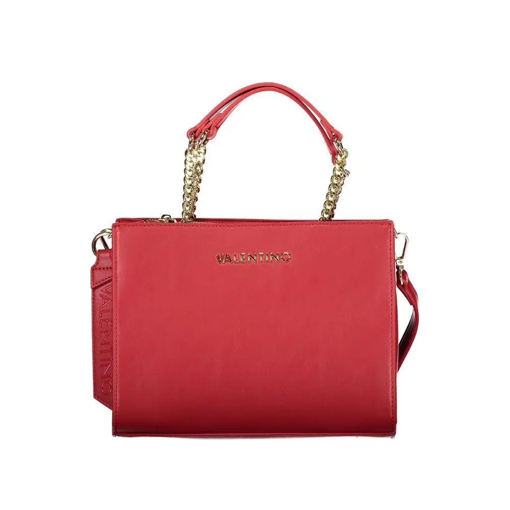Mario Valentino Rosso Polyurethane Women Bag - VA-44546