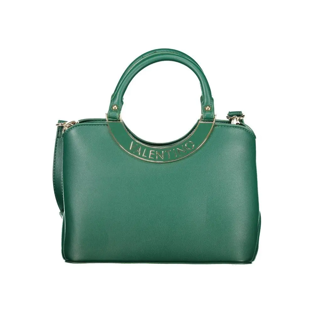 Valentino Verde Polyurethane Women`s Bag with Adjustable Shoulder Strap - VA-42005
