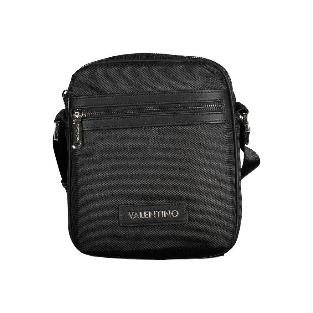Mario Valentino Black Fabric Men`s Shoulder Bag