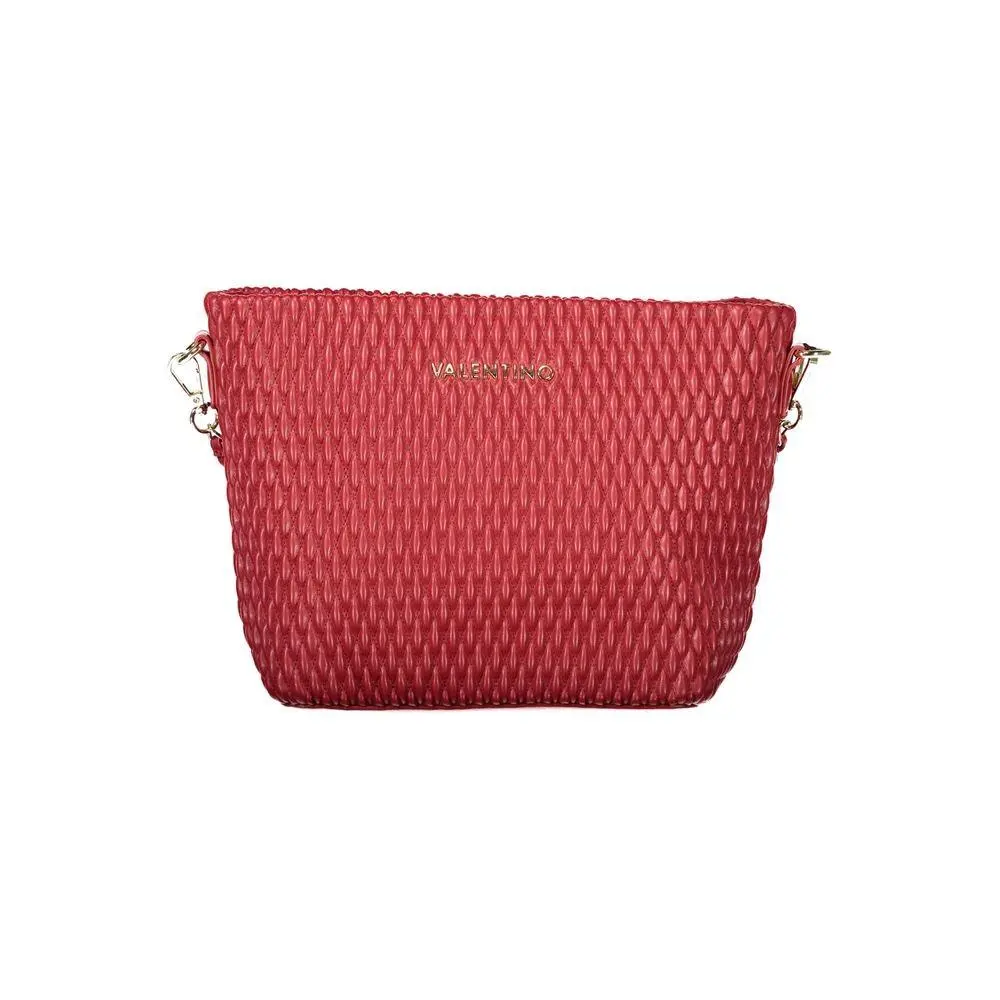 Valentino Rosso Polyurethane Women`s Bag with Removable Shoulder Strap - VA-32729