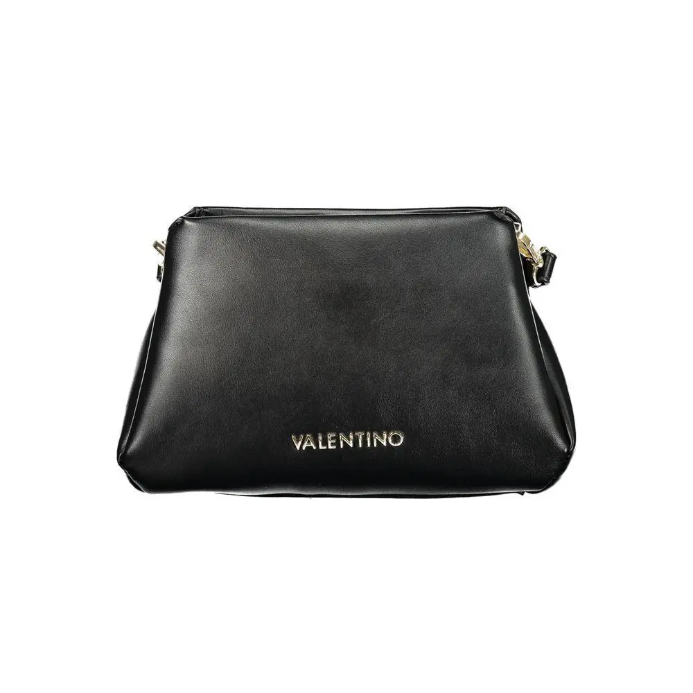 Mario Valentino Black Polyurethane Women`s Bag - VA-41978