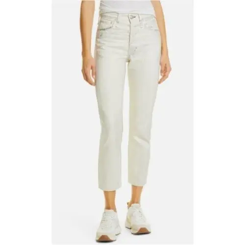 Rag Bone Maya High Rise Ankle Slim In Moonshine Size:25 by Rag & Bone