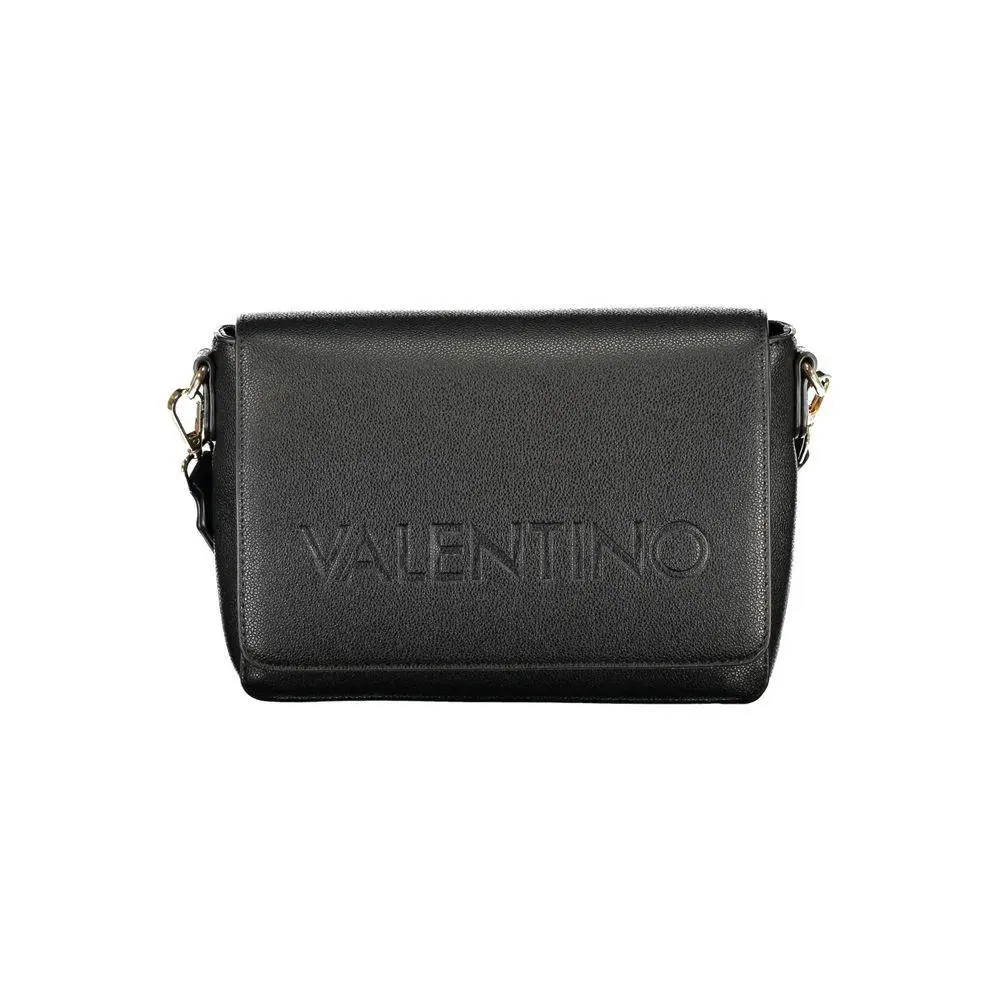 Mario Valentino Black Polyurethane Women`s Bag - VA-44485