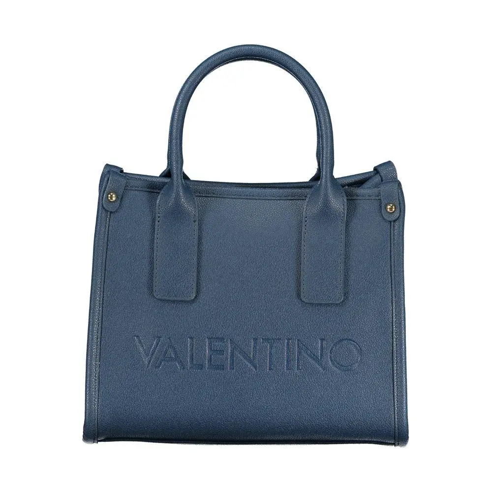 Mario Valentino Blue Polyurethane Women`s Bag - VA-41141