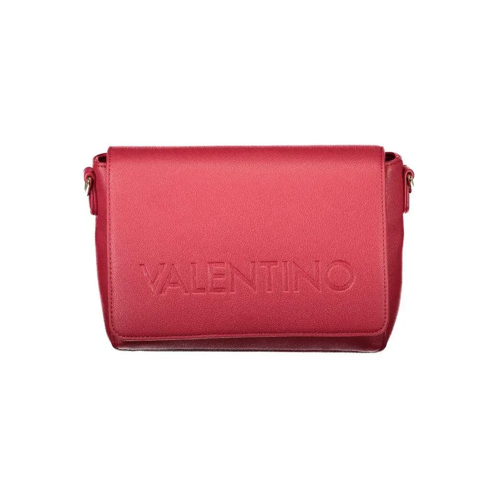Valentino Rosso Poliuretano Donna Bag with Adjustable and Removable Strap