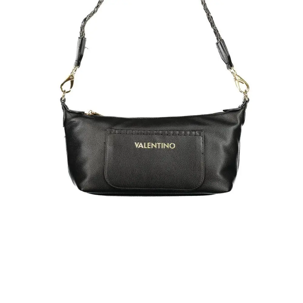 Valentino Nero Polyurethane Women`s Bag with Adjustable Shoulder Strap - VA-45867