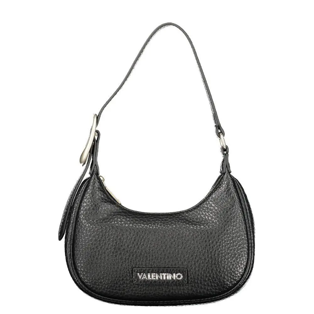 Mario Valentino Black Polyurethane Women`s Bag - VA-42284