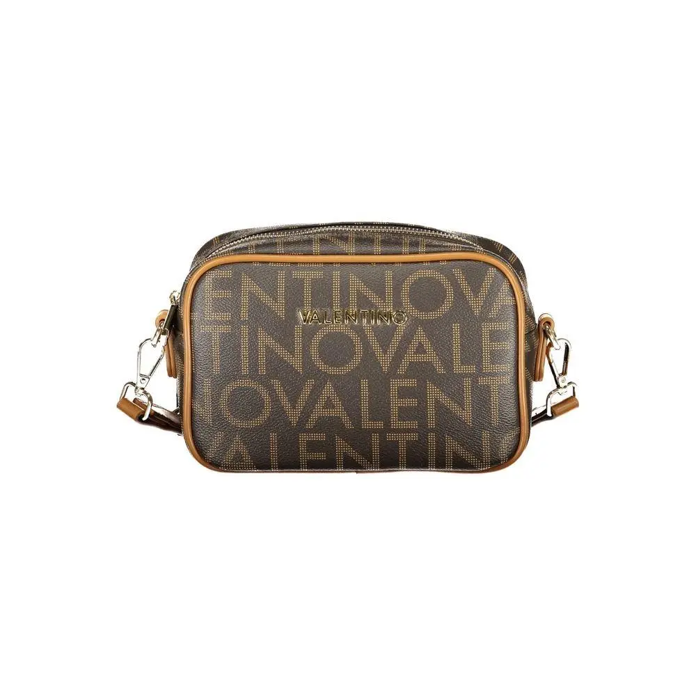 Mario Valentino Brown Polyurethane Women Bag - VA-44447