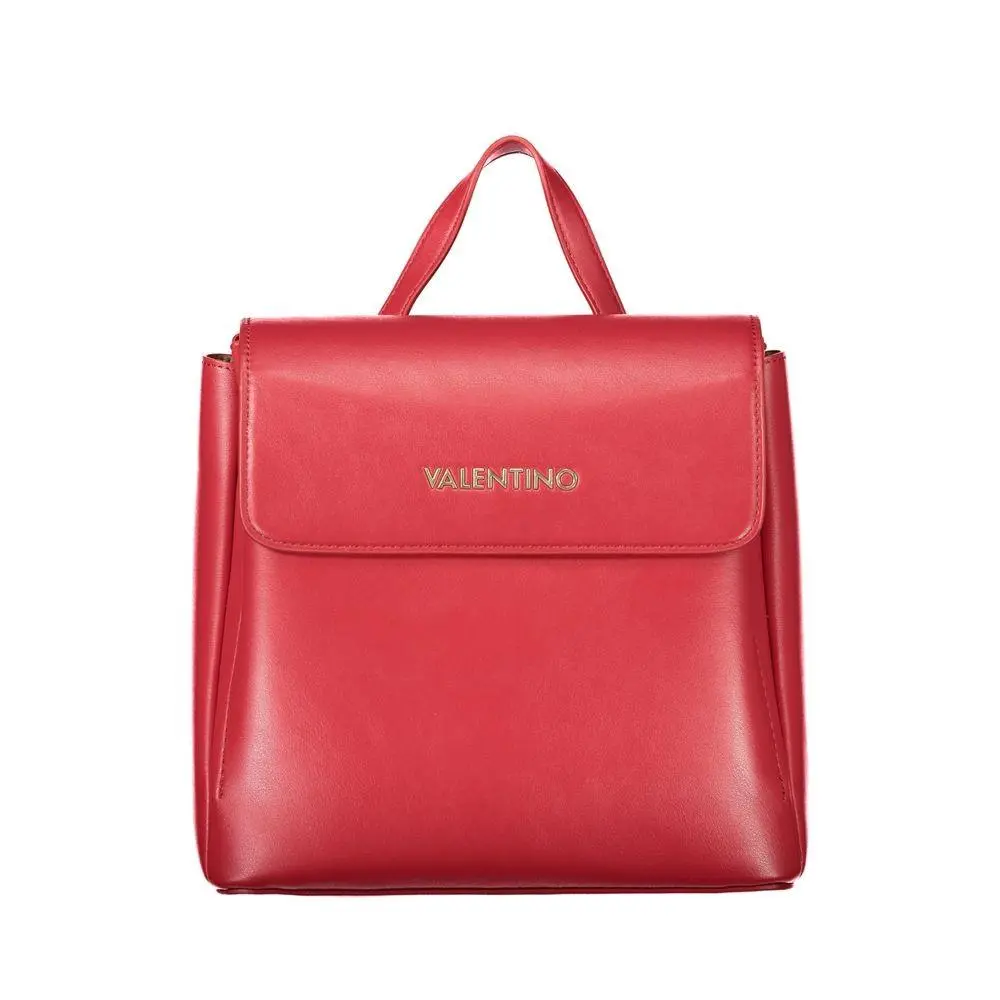 Mario Valentino Rosso Polyurethane Women`s Bag - VA-45051
