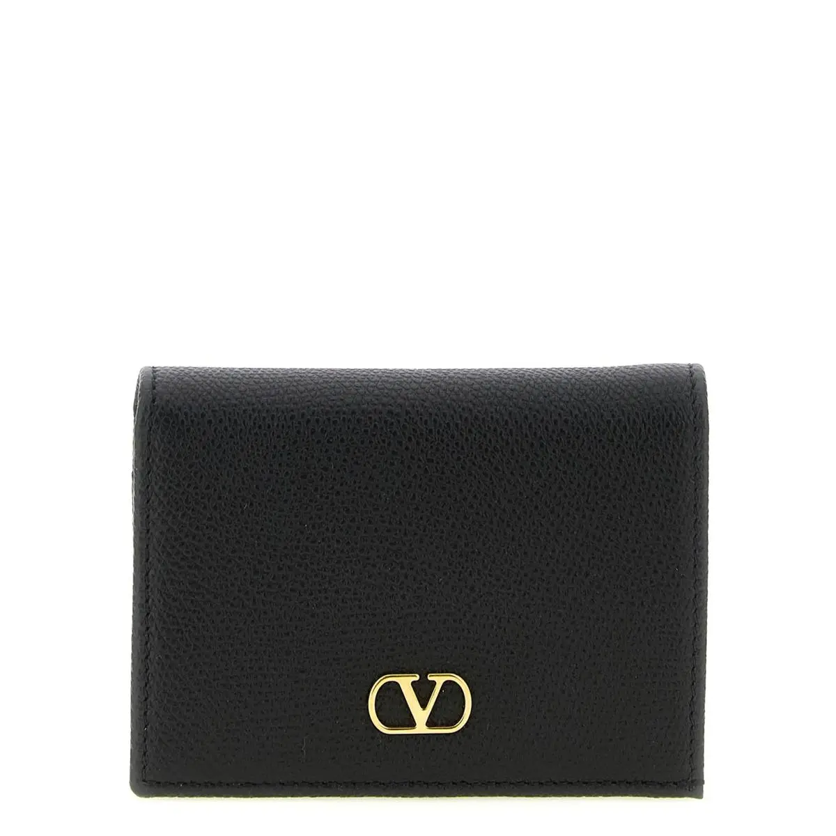 Valentino Garavani Black Calfskin Cardholder - VA330164BM