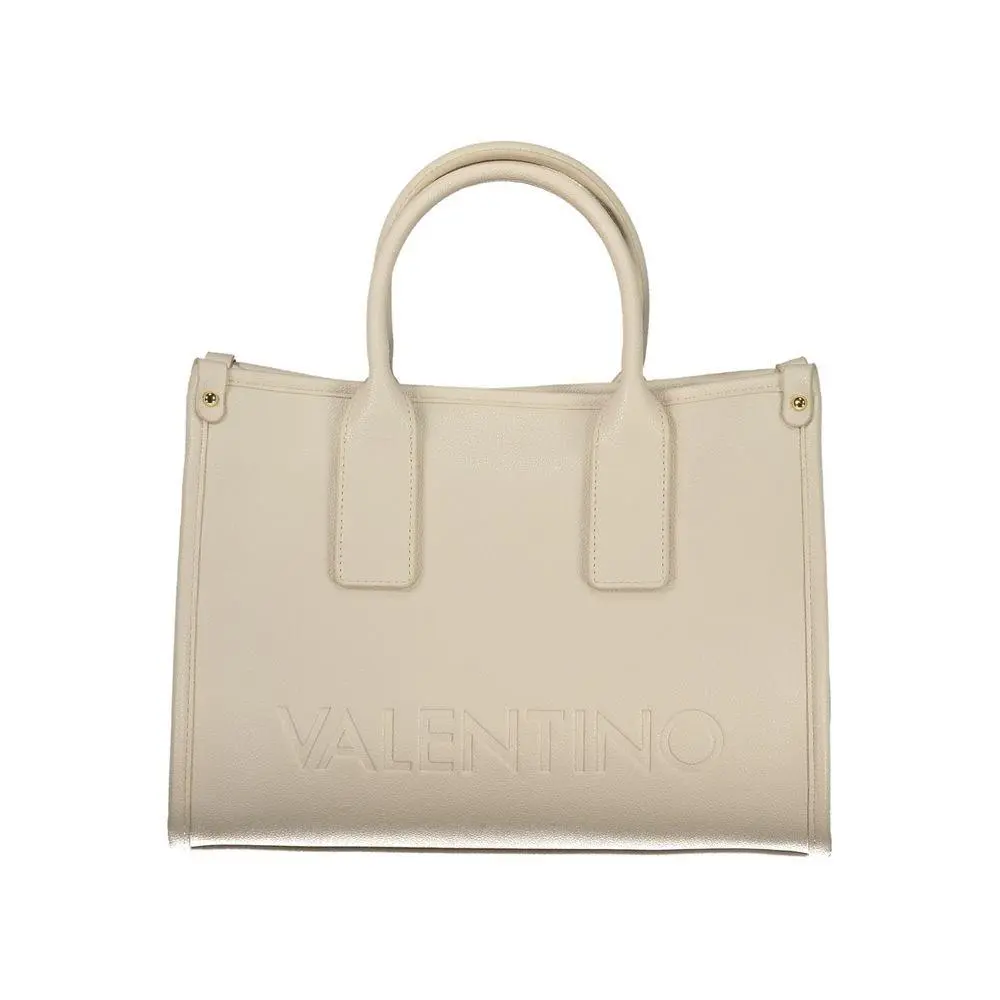 Mario Valentino Beige Polyurethane Women`s Bag - VA-41086