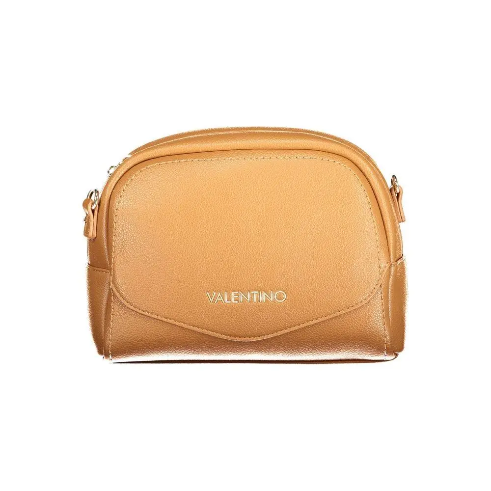 Mario Valentino Brown Polyurethane Women`s Bag - VA-45060