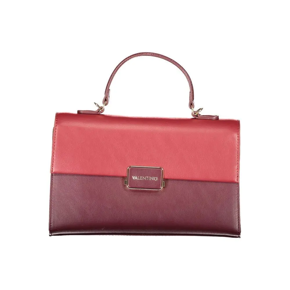 Mario Valentino Rosso Polyurethane Women`s Bag - VA-34728