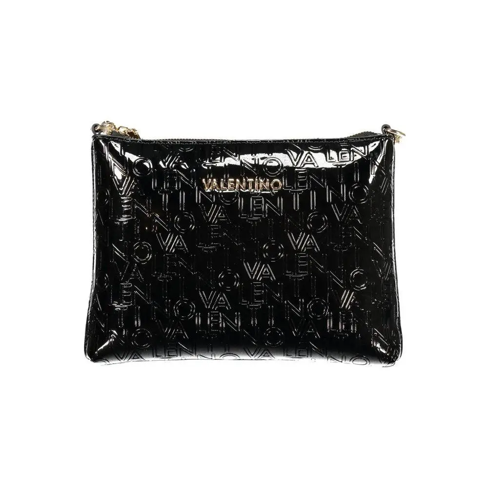 Mario Valentino Black Polyurethane Women`s Bag - VA-42578